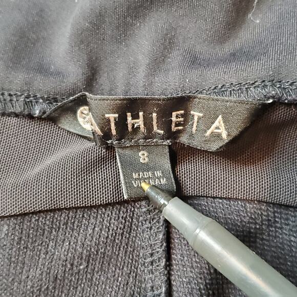 Athleta Women's Size 8 Headlands Hybrid Tights Black 353469 - Picture 7 of 8